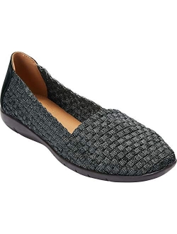 Comfortview Women's Wide Width The Bethany Flat