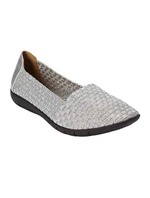 Comfortview Women's Wide Width The Bethany Flat