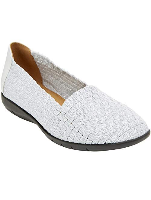 Comfortview Women's Wide Width The Bethany Flat