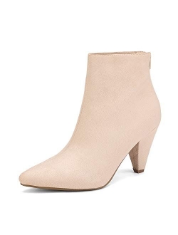 Women's Pointed Toe High Heel Ankle Booties