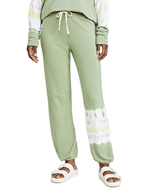 SUNDRY Women's Tie Dye Stripe Sweatpants