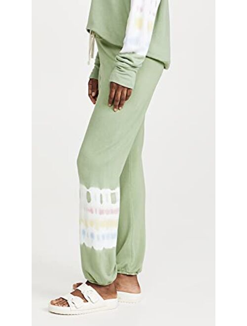 SUNDRY Women's Tie Dye Stripe Sweatpants