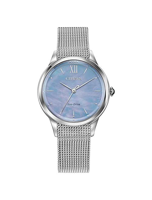 Citizen Eco-Drive Corso Quartz Womens Watch, Stainless Steel, Classic