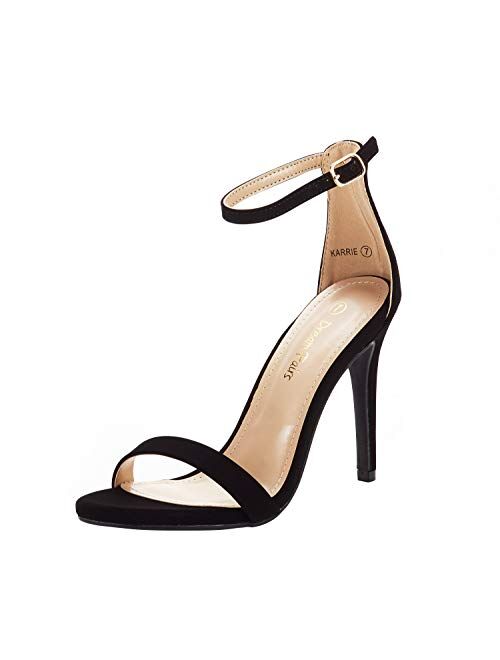 DREAM PAIRS Women's Karrie High Stiletto Pump Heel Sandals