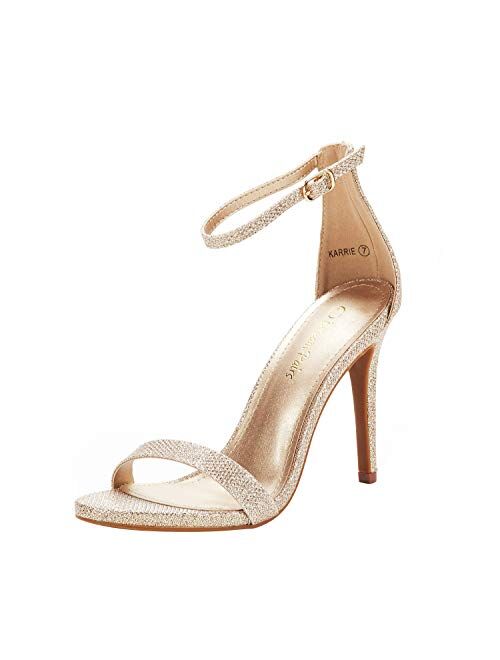 DREAM PAIRS Women's Karrie High Stiletto Pump Heel Sandals