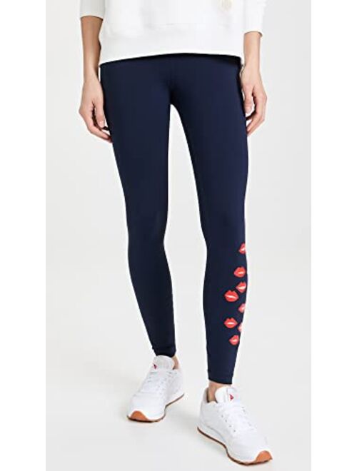 Tory Sport Women's Placed Lips Graphic Leggings