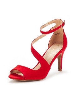 Women's NILE Fashion Stilettos Open Toe Pump Heel Sandals