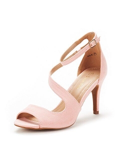 Women's NILE Fashion Stilettos Open Toe Pump Heel Sandals