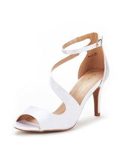 Women's NILE Fashion Stilettos Open Toe Pump Heel Sandals