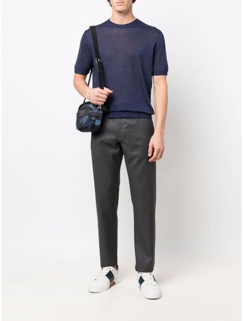 Canali drawstring-waist trousers