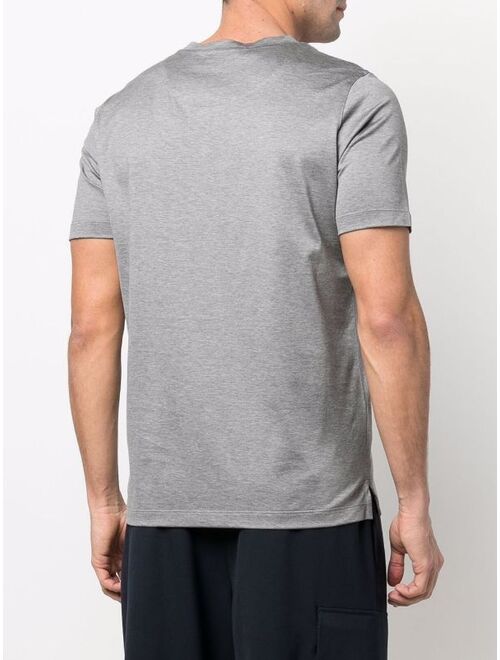 Canali logo-print cotton T-shirt