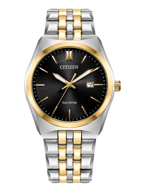 Citizen Eco-Drive Men's Corso Two-Tone Stainless Steel Bracelet Watch 40mm