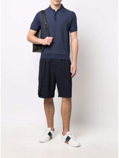 Canali short-sleeved polo shirt