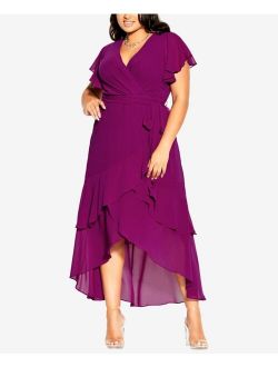 Trendy Plus Size Flirty Tier Maxi Dress