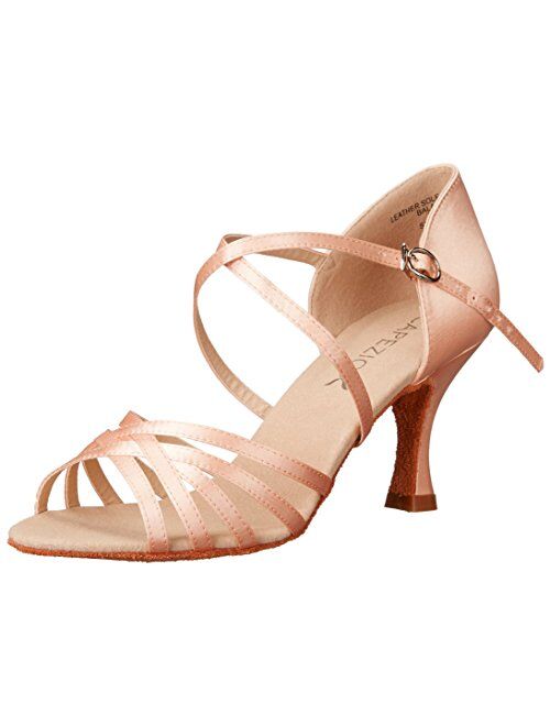 Capezio Women's SD02 Rosa 2.5" Flared-Heel Sandal Ballroom Shoes