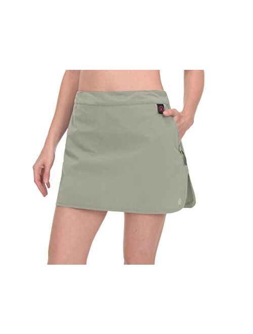 Little Donkey Andy Women's Athletic Skort Build-in Shorts with Pockets UPF 50+ Golf Tennis Sports Casual Skirt