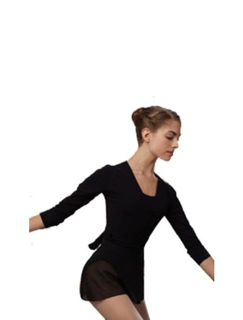 Capezio Women's Self Tie Wrap Top