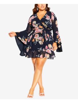 Trendy Plus Size Navy Florence Dress