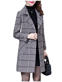 Uaneo women's Vintage, Pea Coat