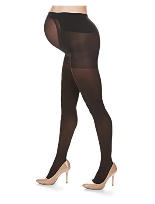 MeMoi Microfiber Opaque Maternity Tights