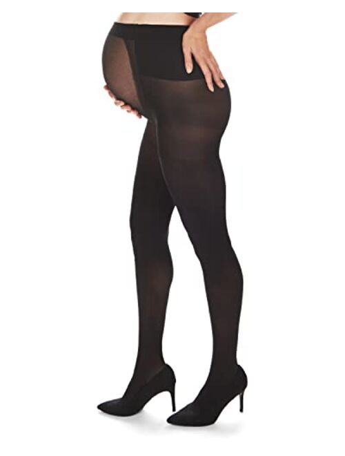 MeMoi Microfiber Opaque Maternity Tights