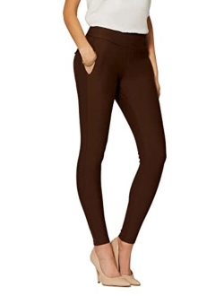 Conceited Premium Women's Stretch Dress Pants - Wear to Work - Ponte Treggings