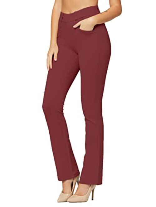 Conceited Premium Women's Stretch Dress Pants - Wear to Work - Ponte Treggings