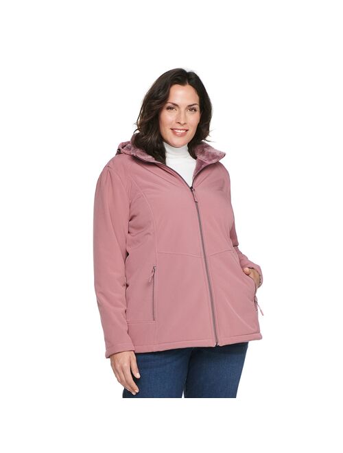 Plus Size ZeroXposur Lillian Plush-Lined Soft Shell Jacket