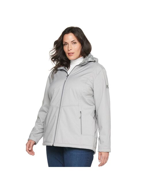 Plus Size ZeroXposur Lillian Plush-Lined Soft Shell Jacket