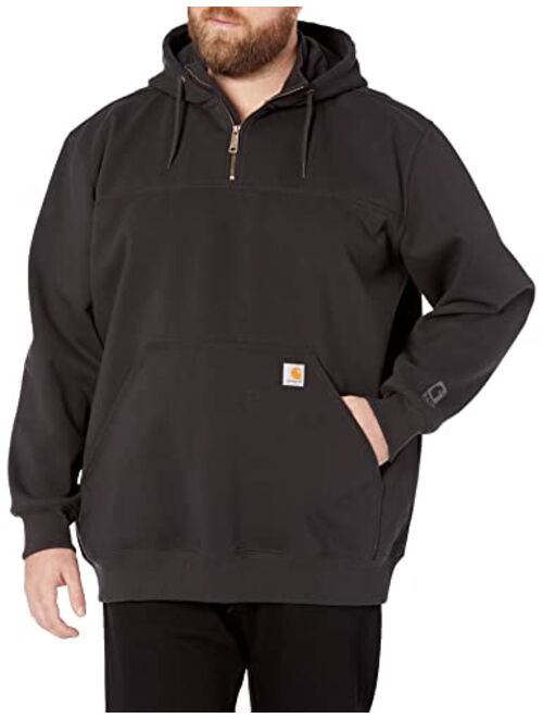 Carhartt Men's Rain Defender Paxton Heavyweight Hooded Sweatshirt Quarter Zip (Big & Tall)