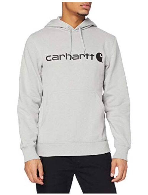 Carhartt Men's Force Delmont Signature Graphic Hooded Sweatshirt