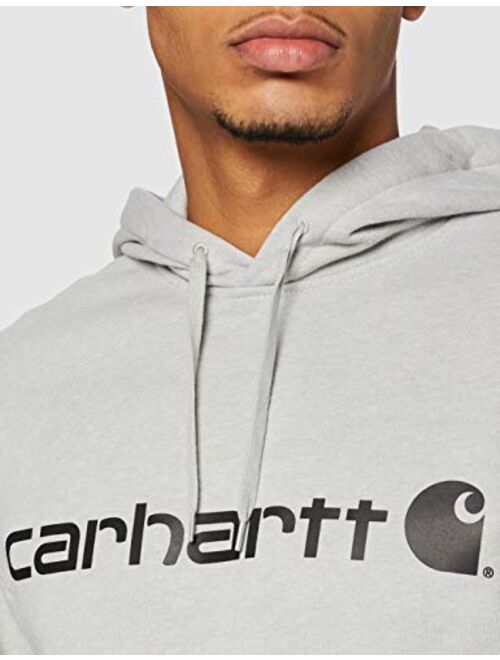 Carhartt Men's Force Delmont Signature Graphic Hooded Sweatshirt