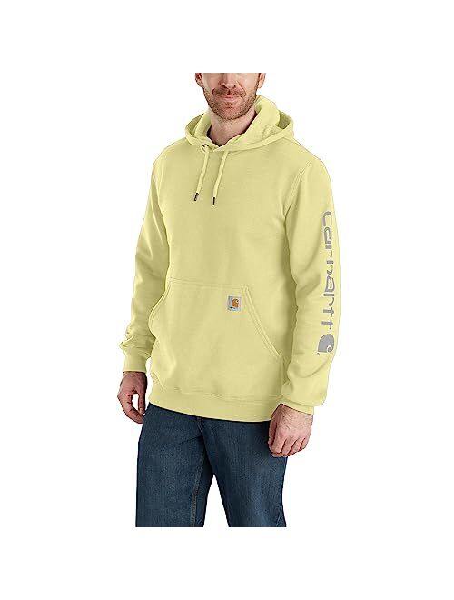 Carhartt mens Loose Fit Midweight Logo Sleeve Graphic Sweatshirt (Big & Tall)