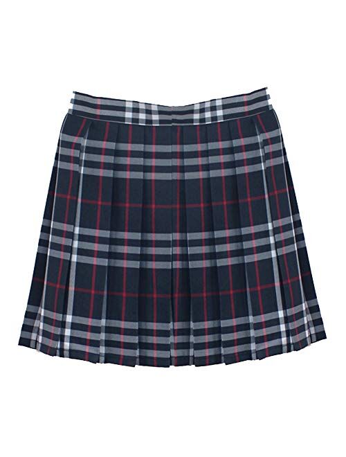 Golden service Women School Uniforms Plaid Knife Pleated Costume Mini Skirt