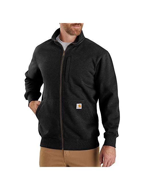 Carhartt Men's Rain Defender Loose Fit Heavyweight Full-Zip Mock-Neck Sweatshirt