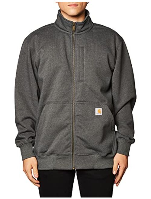 Carhartt Men's Rain Defender Loose Fit Heavyweight Full-Zip Mock-Neck Sweatshirt