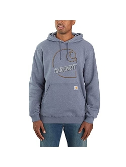 Loose Fit Midweight Logo Graphic Sweatshirt