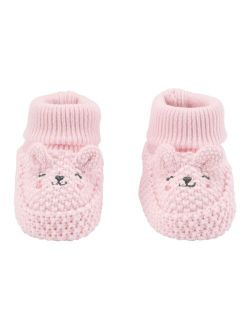 Baby Girl Carter's Baby Bear Bootie Socks