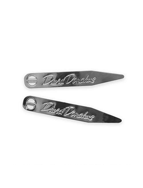 David Donahue Men's Silver Plated Dress Shirt Collar Stays-18 Count (CS613900)