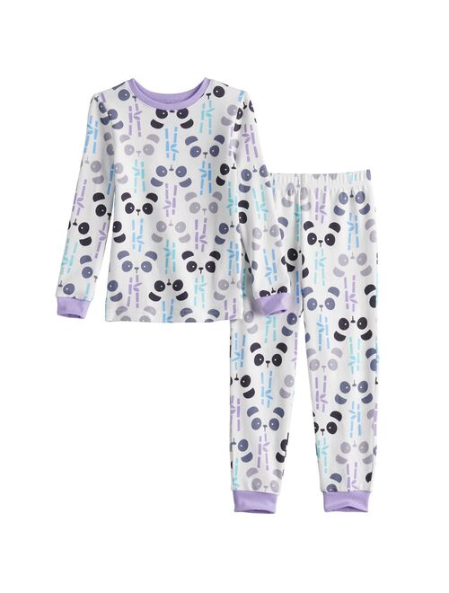 Toddler Girl Cuddl Duds® Panda Top & Pants Pajama Set