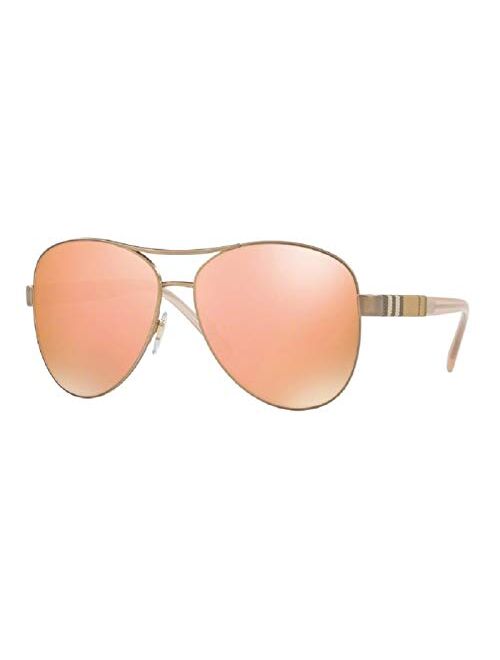 Burberry BE3080 Pilot Sunglasses For Women+FREE Complimentary Eyewear Care Kit