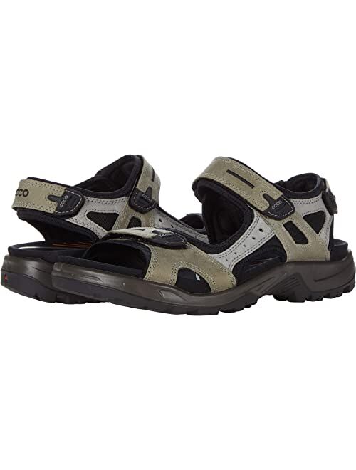 ECCO Sport Yucatan Leather Hook and Loop Lightweight Sandal