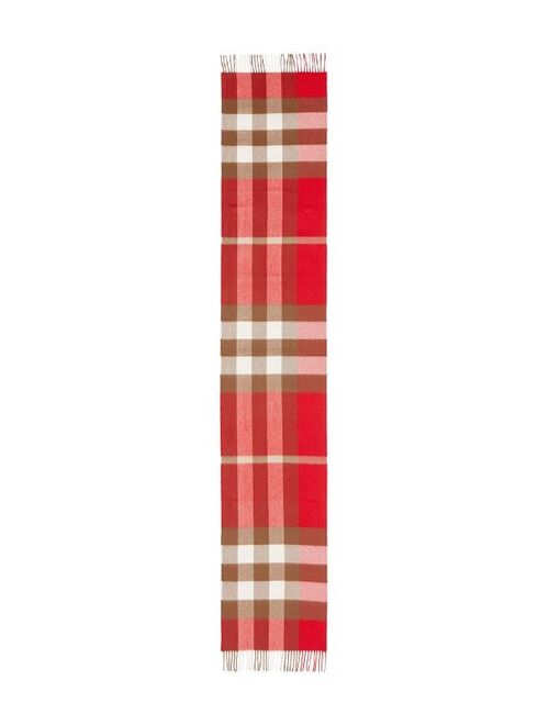 Burberry check cashmere scarf