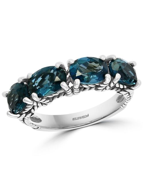 EFFY Collection EFFY® London Blue Topaz Statement Ring (3-3/4 ct. t.w.) in Sterling Silver