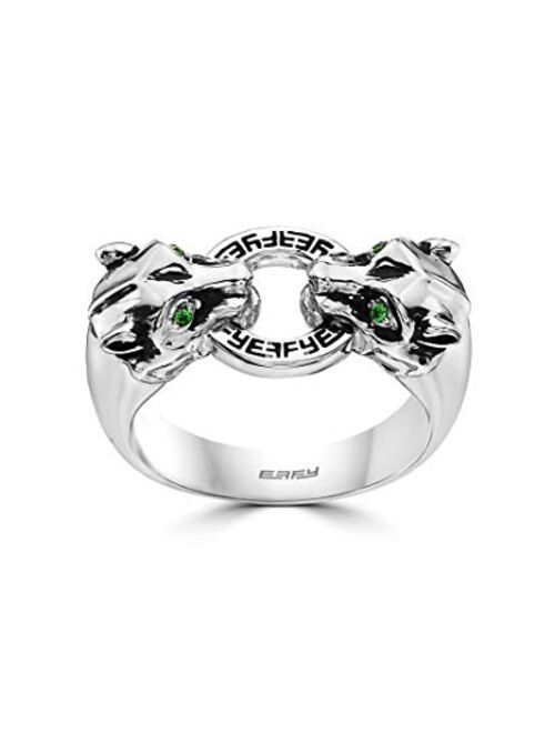 Effy Jewelry Tsavorite Panther Ring in 925 Sterling Silver, 0.02 TWCIRS0K621VV