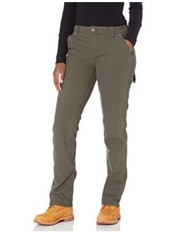 Women's Relaxed Fit Straight Carpenter Duck Pant