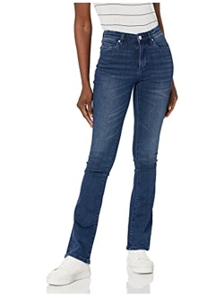 [BLANKNYC] Womens High Rise Mini Boot Cut Five Pocket Jeans, Stylish & Trendy Pants