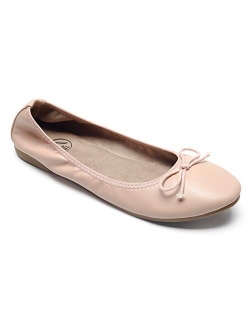 Trary Women’s Casual Slip on Bow Ballet Flats