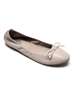 Trary Women’s Casual Slip on Bow Ballet Flats