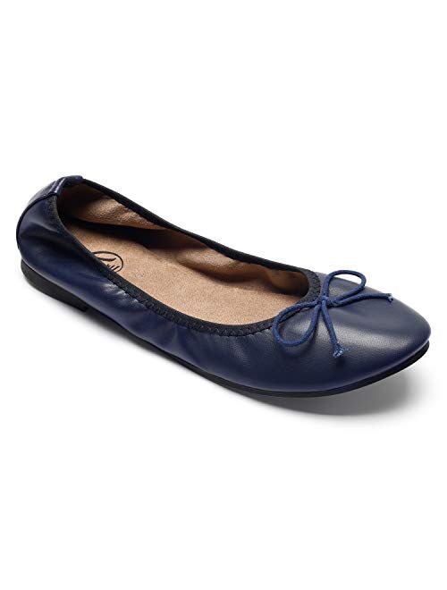 Trary Women’s Casual Slip on Bow Ballet Flats